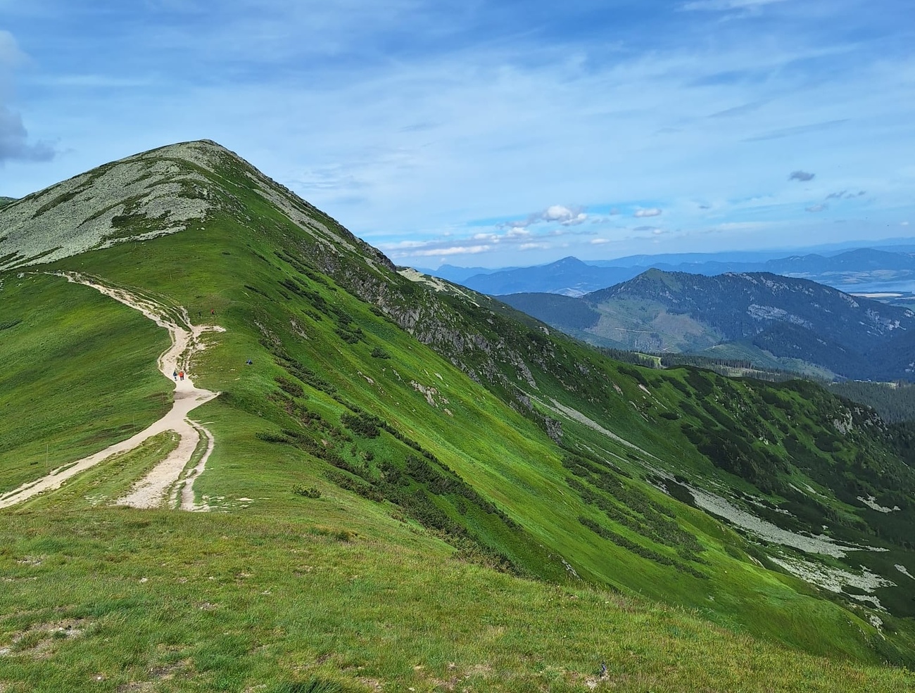 Low Tatras ridge trail