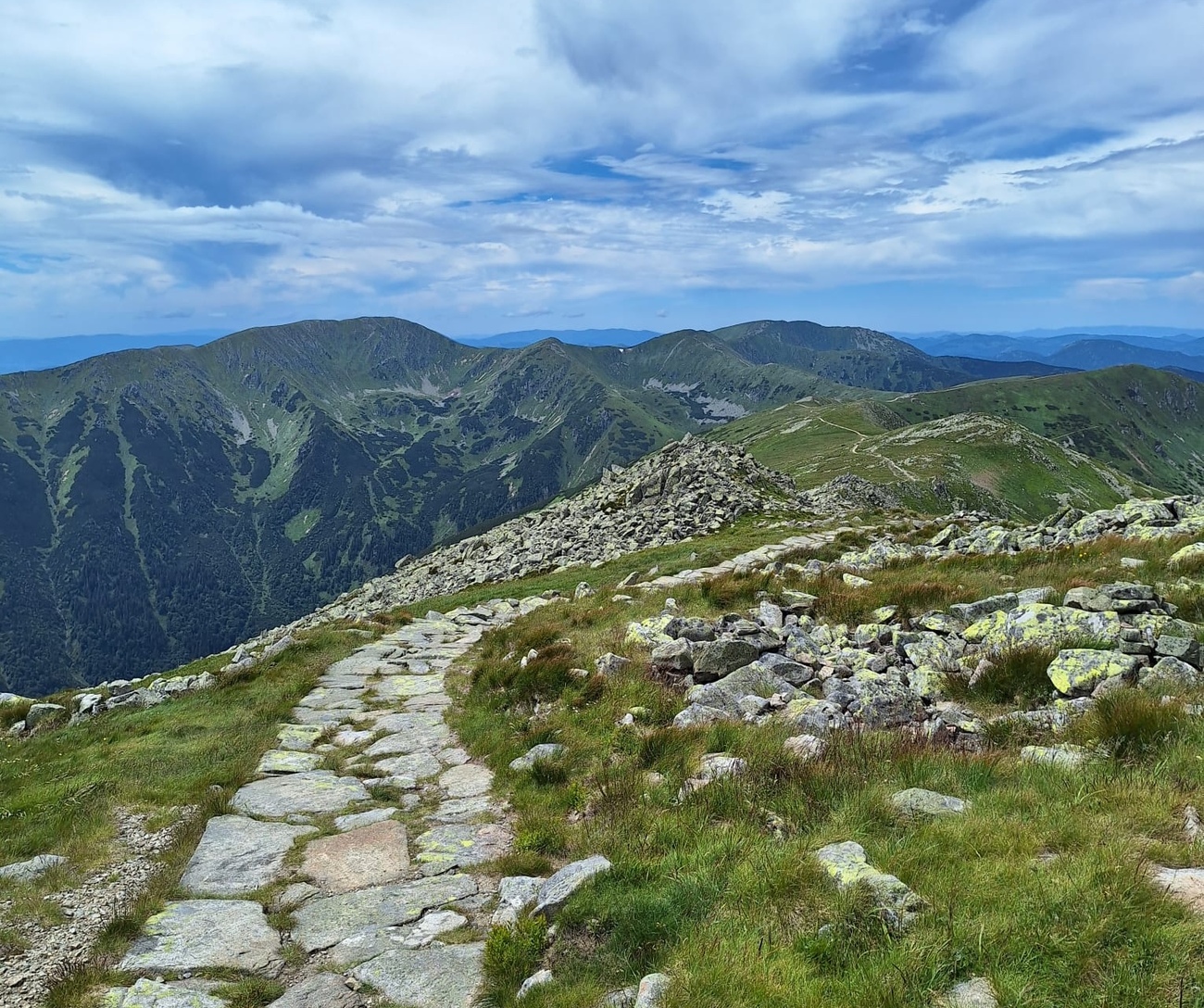 Low Tatras ridge landscape