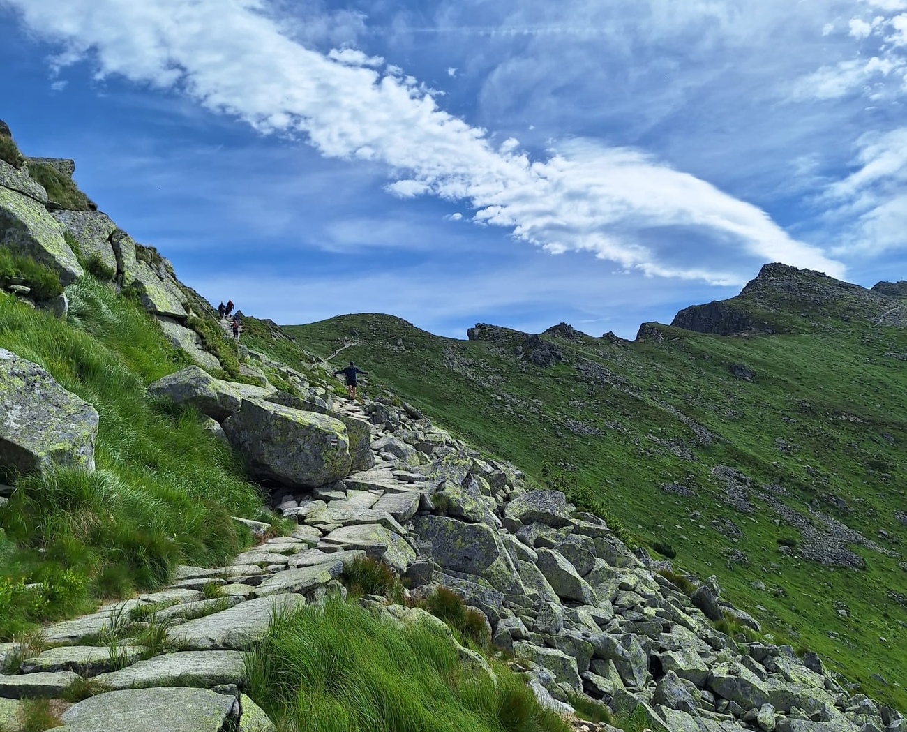 Low Tatras mountain ridge