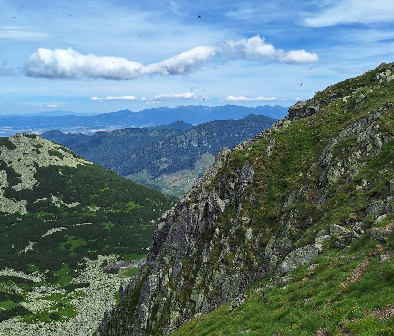 Low Tatras hiking ridge